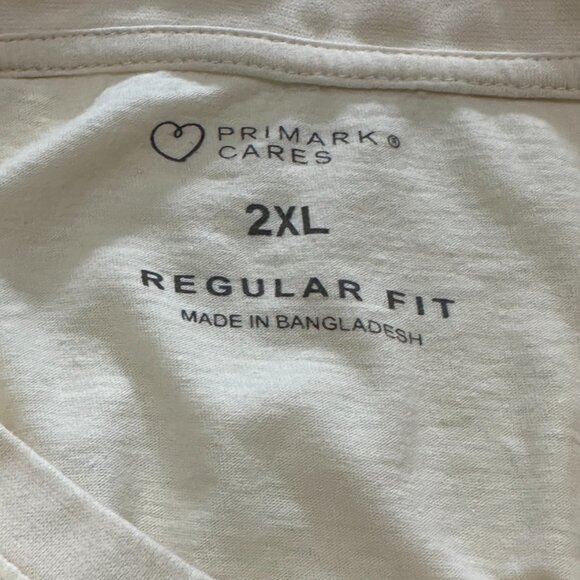 Vintage Japanese Animie Beige Graphic T-shirt 2XL - Picture 3 of 6